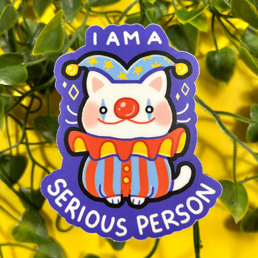 Serious Person | Vinyl Sticker