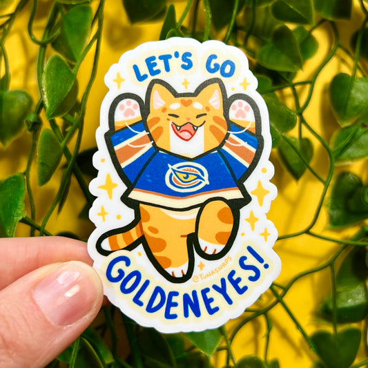 Goldeneyes | Vinyl Sticker