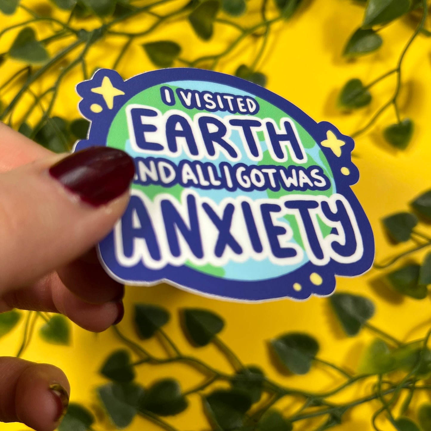 Earth Anxiety | Vinyl Sticker