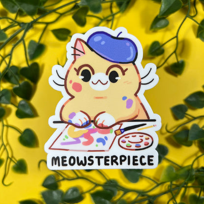 Meowsterpiece | Vinyl Sticker