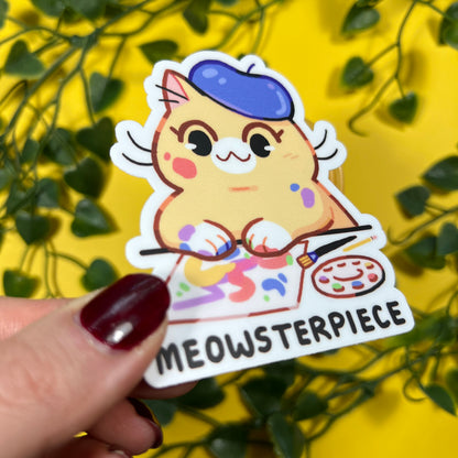 Meowsterpiece | Vinyl Sticker