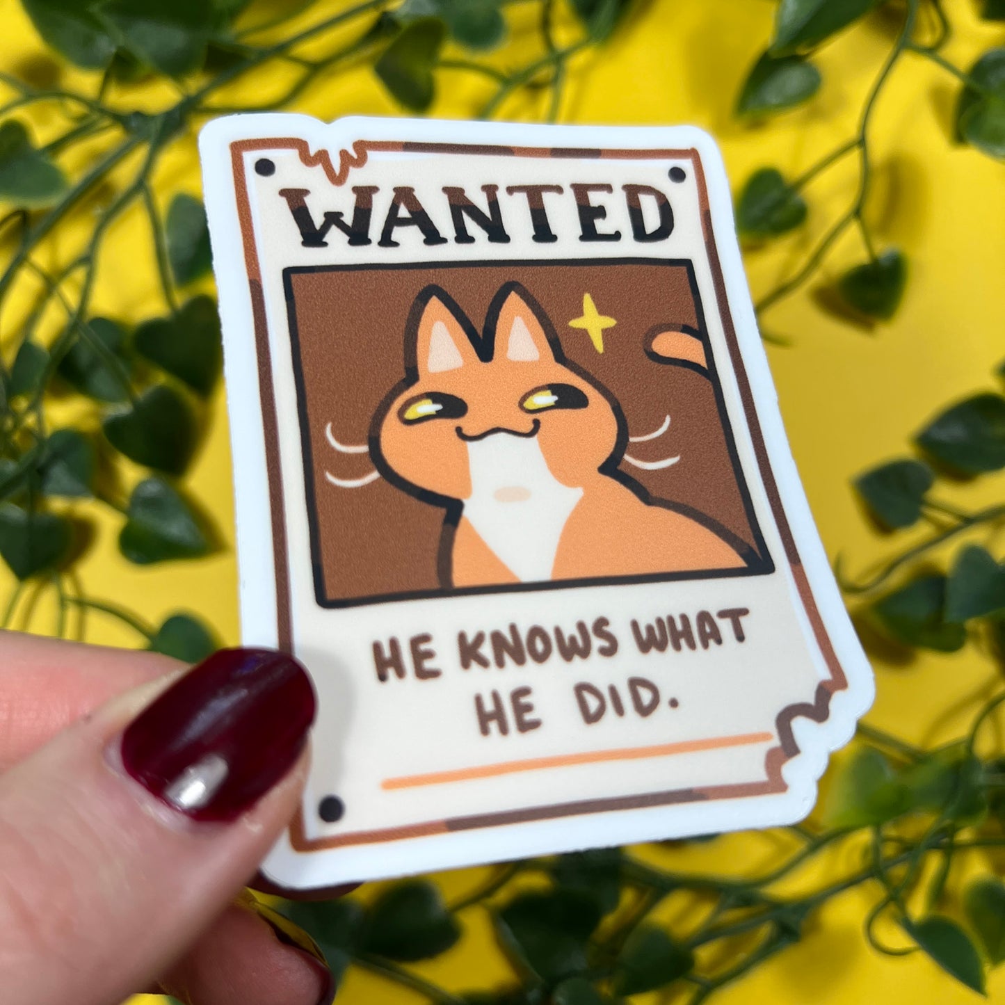 Wanted | Vinyl Sticker