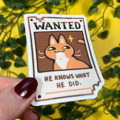 Wanted | Vinyl Sticker