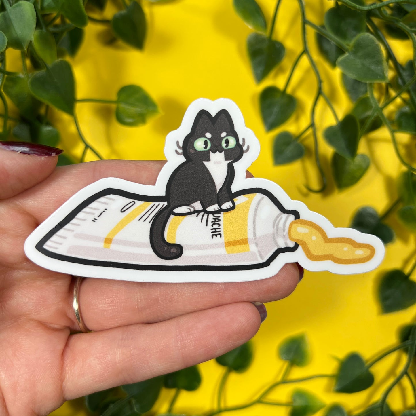 Gouache | Vinyl Sticker