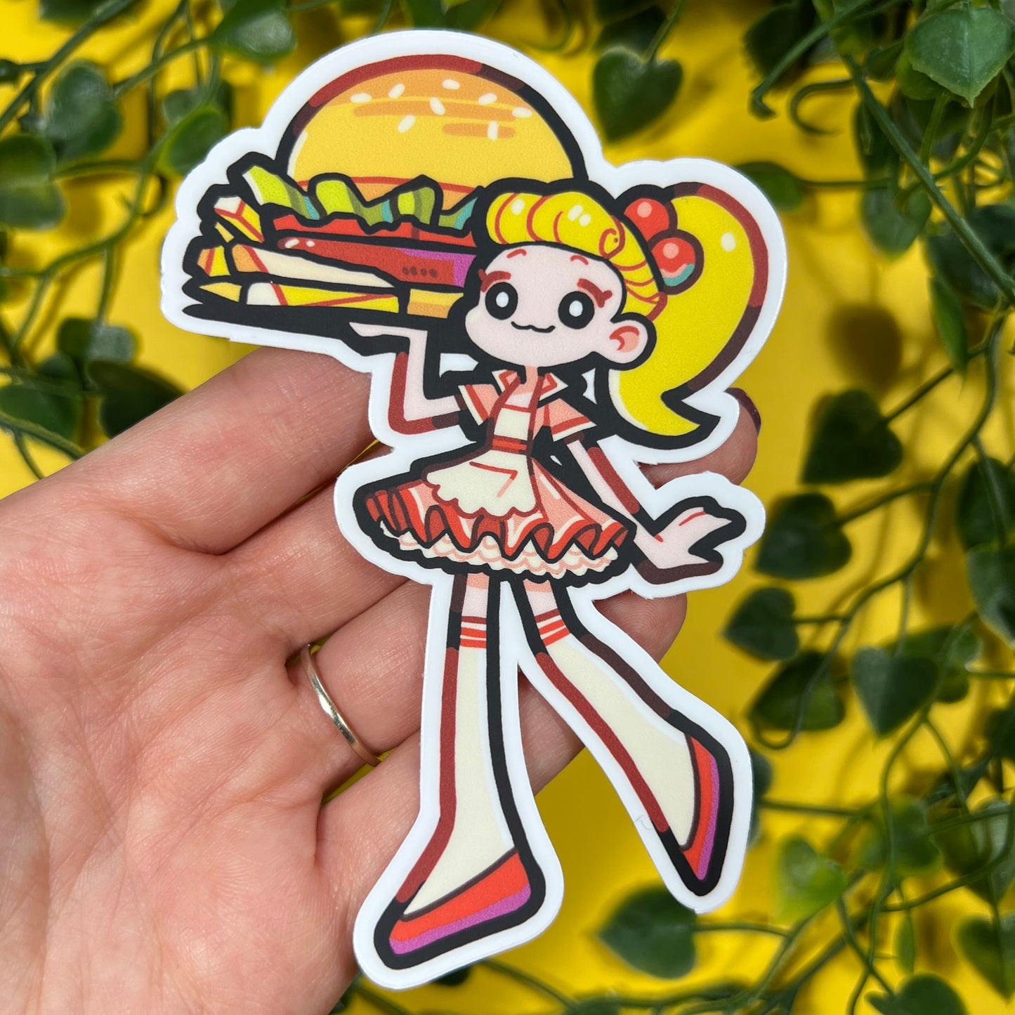 Burger Girl | Vinyl Sticker