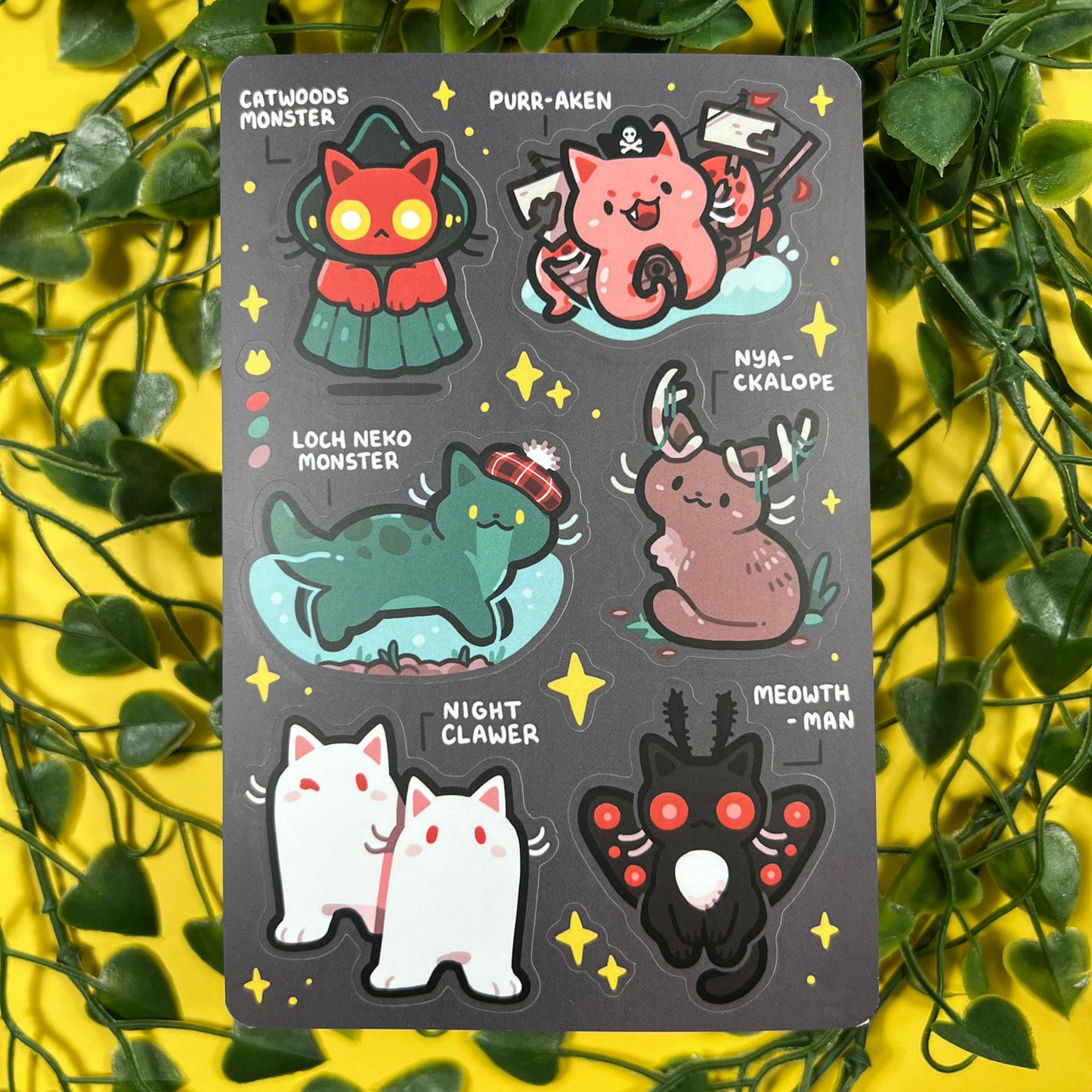 Kitty Cryptids | Sticker Sheet