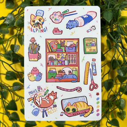 Meowsterpiece | Sticker Sheet