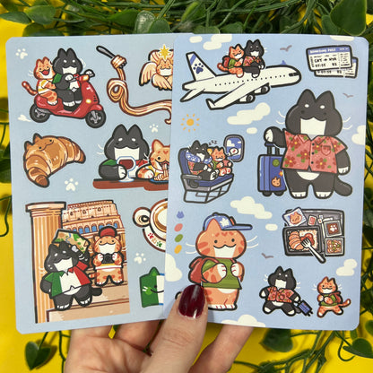 Take a Paw-liday | Sticker Sheet