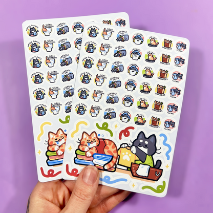 Planner Cats | Sticker Sheet