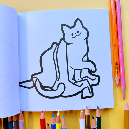 Cats | The Colouring Book Zine