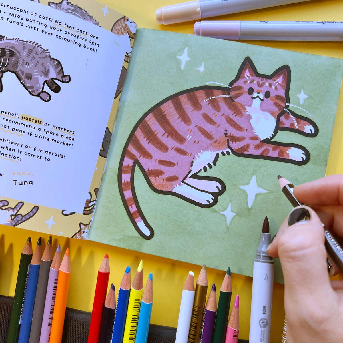 Cats | The Colouring Book Zine