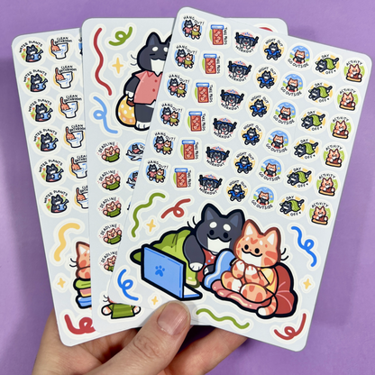 Planner Cats | Sticker Sheet